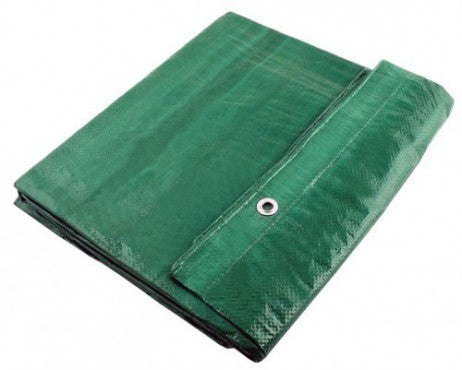 70g/m² Gewebeplane ABDECKPLANE Blache Plane mit Ösen GRÜN 4×3m