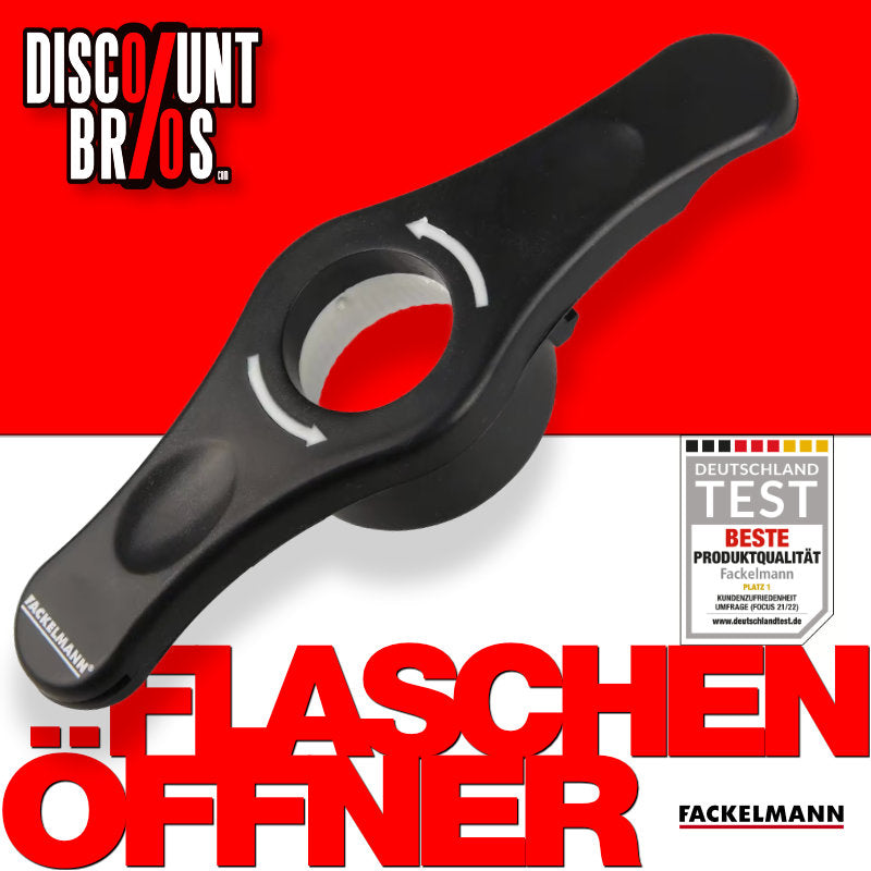 Fackelmann 4-in-1 FLASCHENÖFFNER für kinderleichtes öffnen