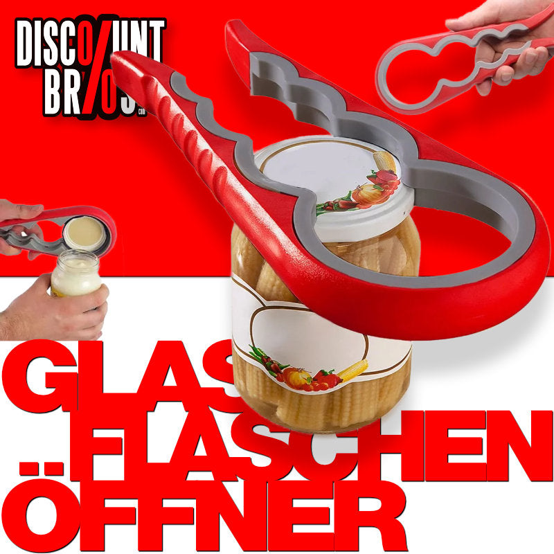 4-in-1 Glas- und FLASCHENÖFFNER für kinderleichtes öffnen