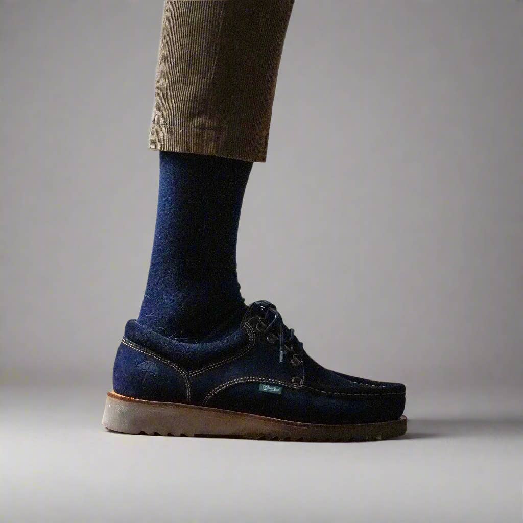 KLUE schlichte Merinowollsocken | Navy