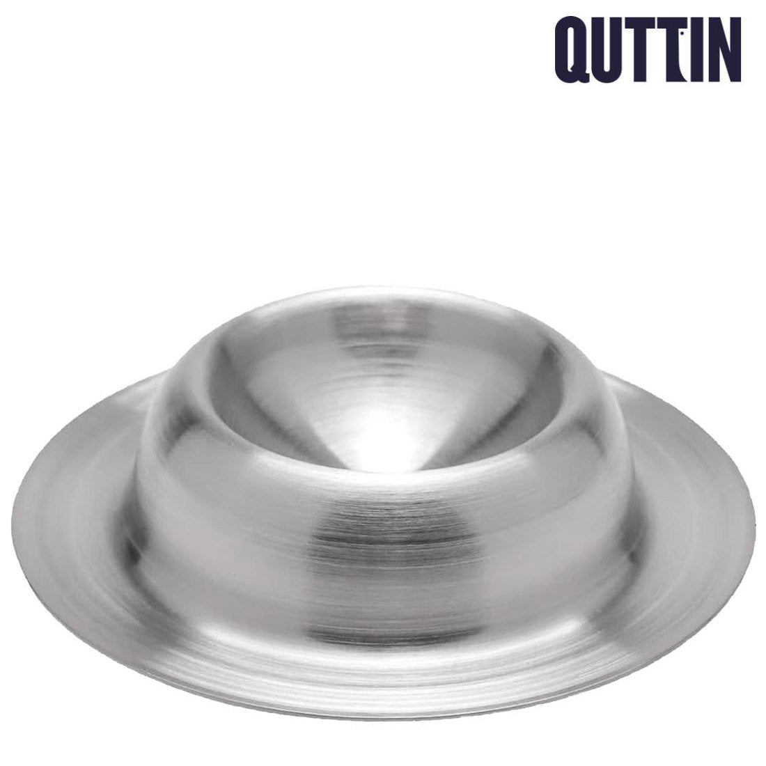 4er Set Quttin Eierbecher aus Edelstahl – klassischer Frühstücks Look