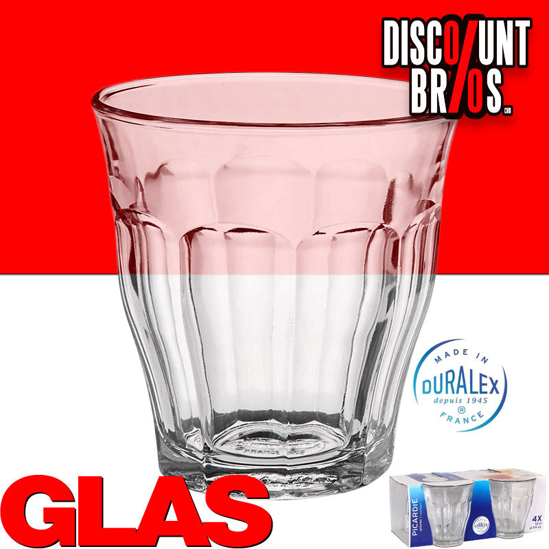 4er-Set Trinkgläser Glas TRINKGLAS Duralex Picardie 4×13cl