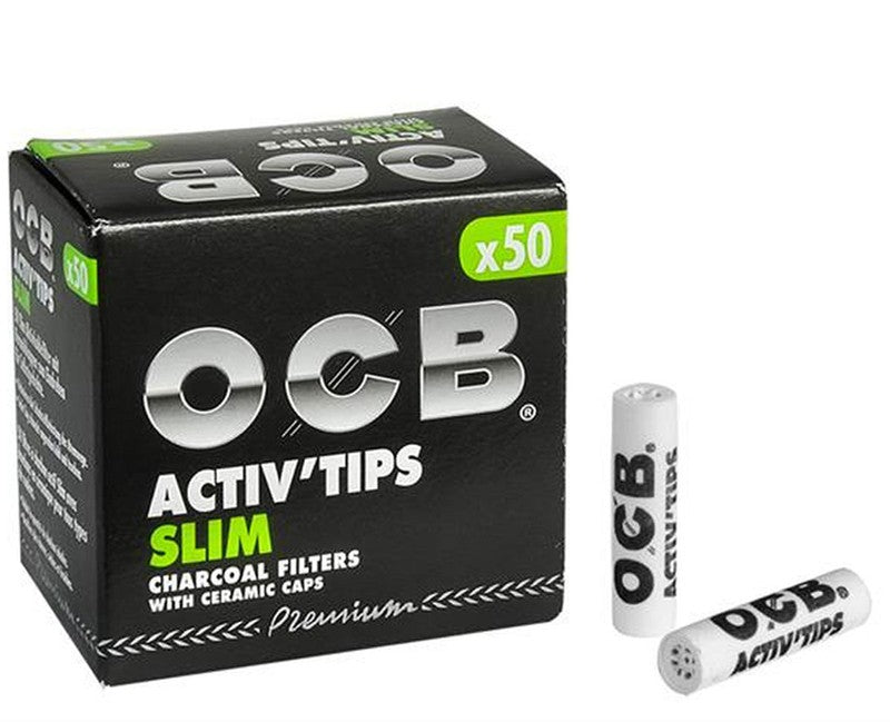 500 Stk. OCB Activ Tips Aktivkohlefilter Filter Zigarettenfilter 7mm SLIM
