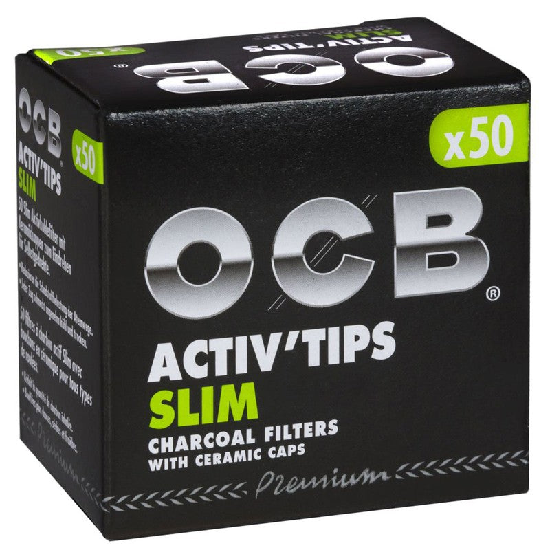 500 Stk. OCB Activ Tips Aktivkohlefilter Filter Zigarettenfilter 7mm SLIM