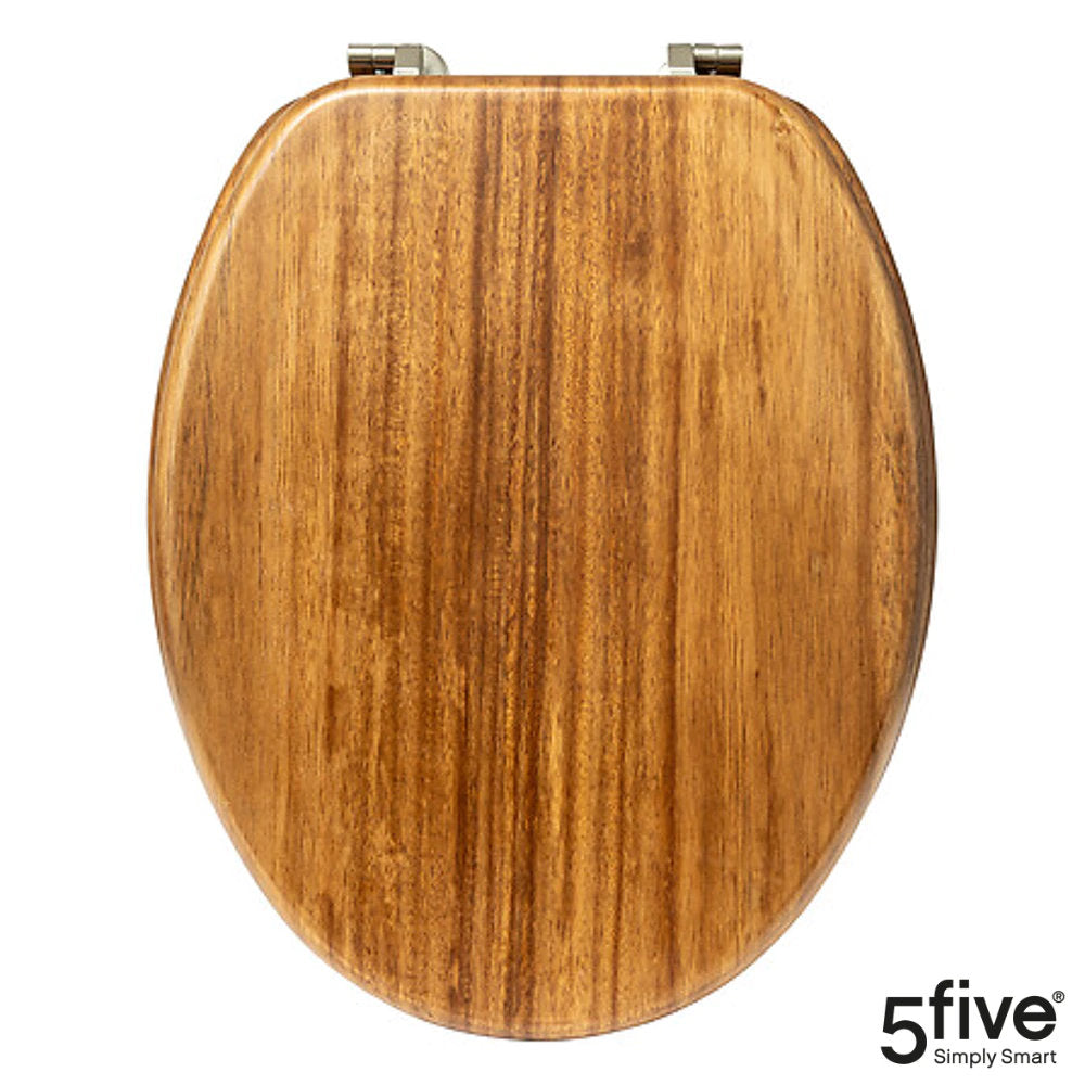 Luxus Toilettensitz WC-SITZ Toilettendeckel aus antibakteriellem Echt-Holz