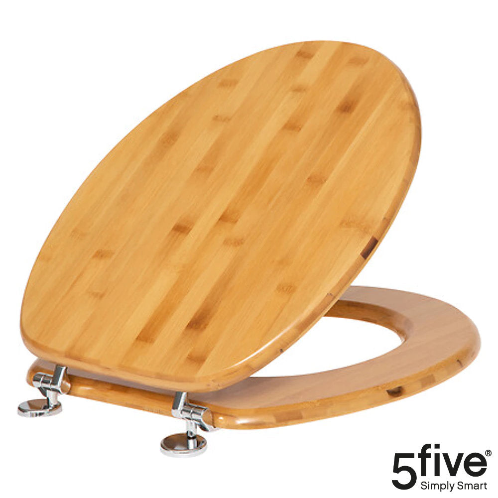 Luxus Toilettensitz WC-SITZ Toilettendeckel aus Bambus-Holz