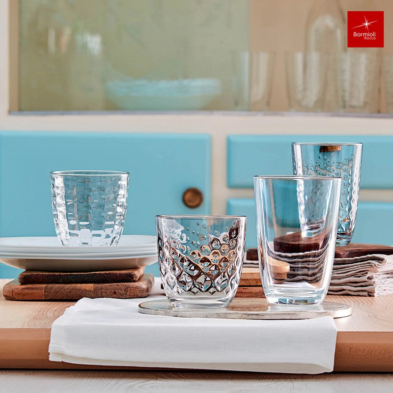 6er-Set Trinkgläser Glas TRINKGLAS Bormioli Rocco – MAT 6×390ml