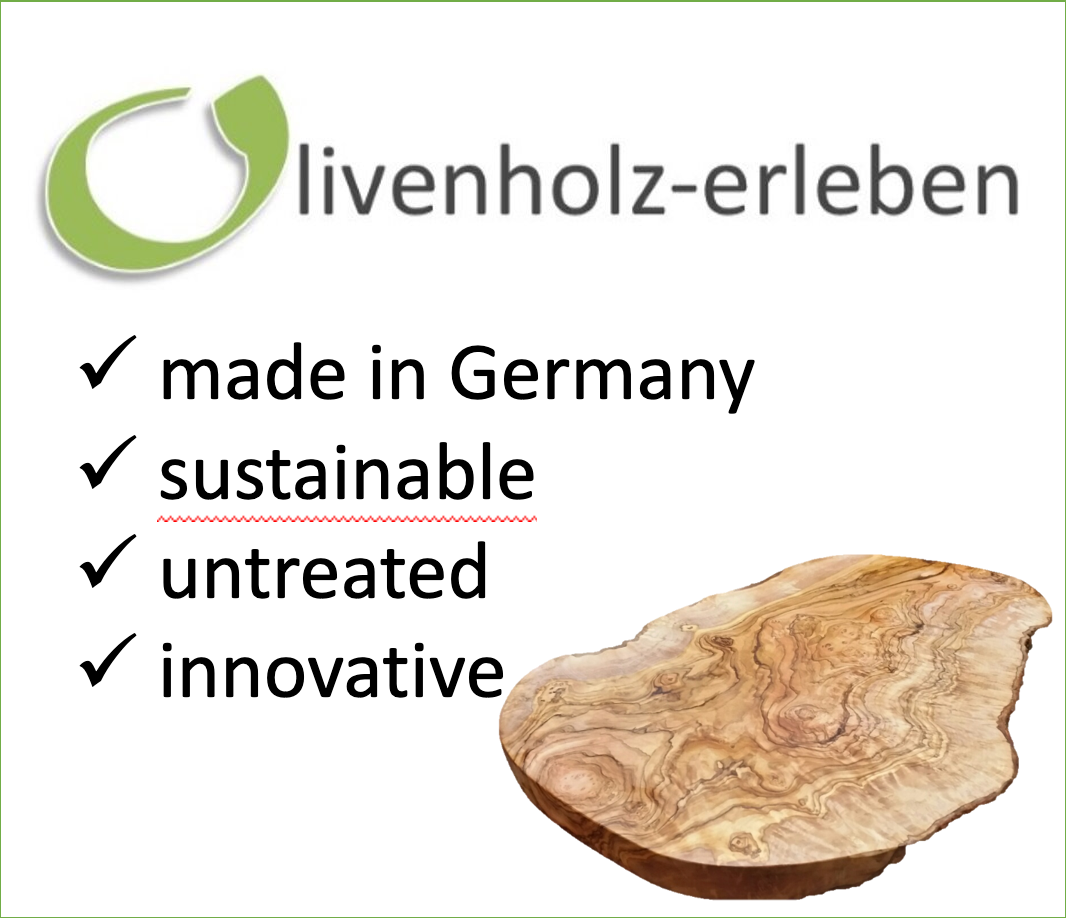 olivenholz-erleben | Seifenspender ENJOY mit Spender aus Edelstahl | gefertigt in Deutschland