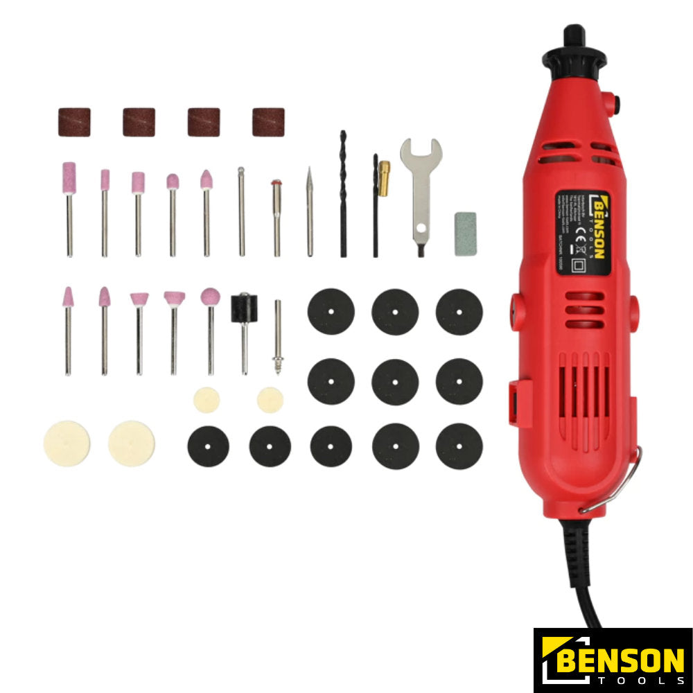 BENSON Multi Schleifer MULTI TOOL 135W mit 41 Zubehörteilen im Koffer