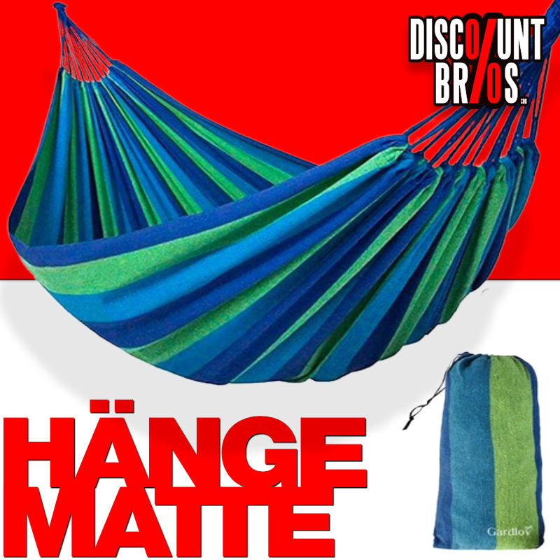 Farbenfrohe HÄNGEMATTE für zwei Personen von Gardlov -150 kg