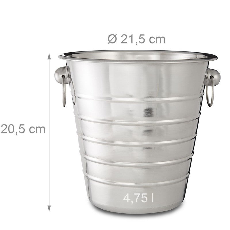 Flaschenkühler SEKTKÜHLER Eiskübel Edelstahl