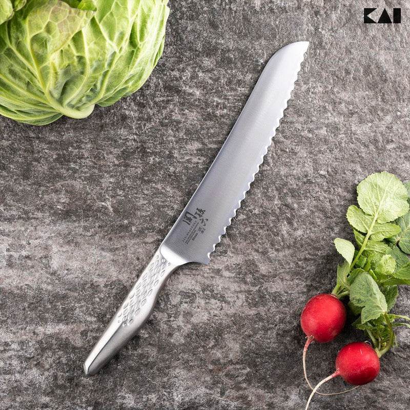 KAI SEKISAROKU SHOSO Takumisou Brotmesser 210 mm EDELSTAHL