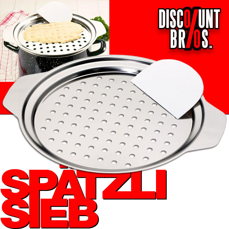 Spätzlihobel SPÄTZLISIEB Knöpflihobel Knöpflisieb aus Edelstahl