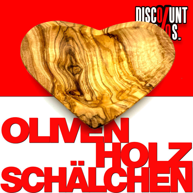 olivenholz-erleben | Schälchen in Herzform aus Olivenholz | gefertigt in Deutschland