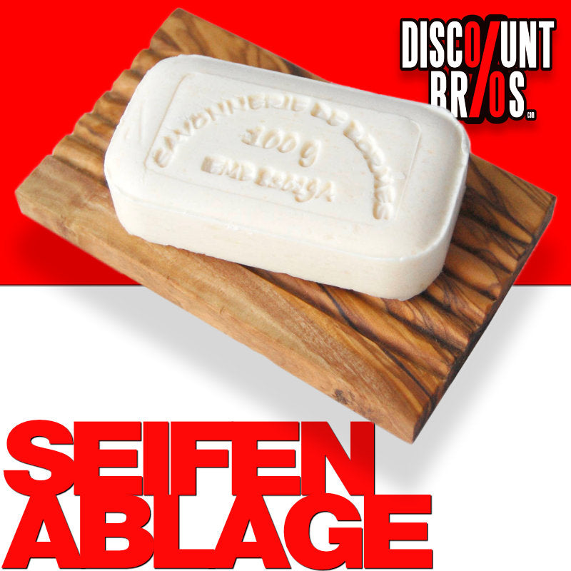 olivenholz-erleben | Seifenablage mit Rillen | gefertigt in Deutschland