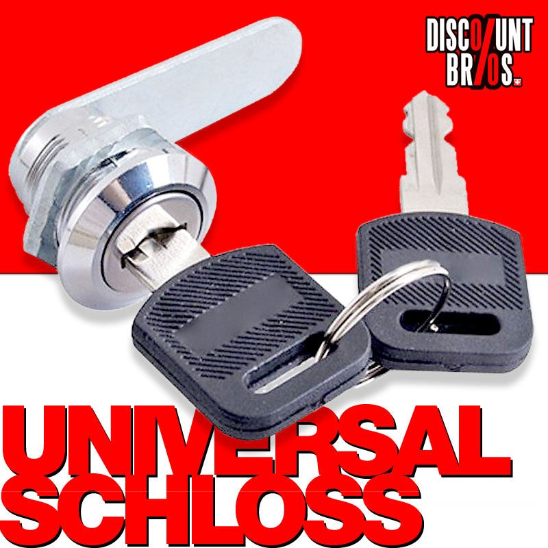 Schliesszylinder SCHLOSS mit 2 Schlüsseln für Briefkasten, Schubladen oder Spint