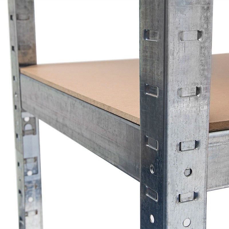 5er-Set L • 180x90x40 cm Lagerregal SCHWERLASTREGAL Steckregal Gestell Regal mit 5 Böden