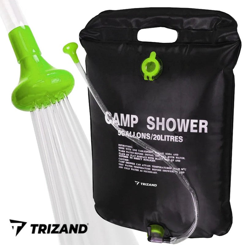 TRIZAND Campingdusche SOLARDUSCHE Gartendusche Duschbeutel 20l