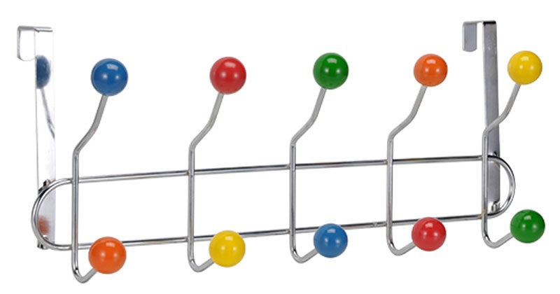 Türgarderobe GARDEROBE mit 10 bunten Haken