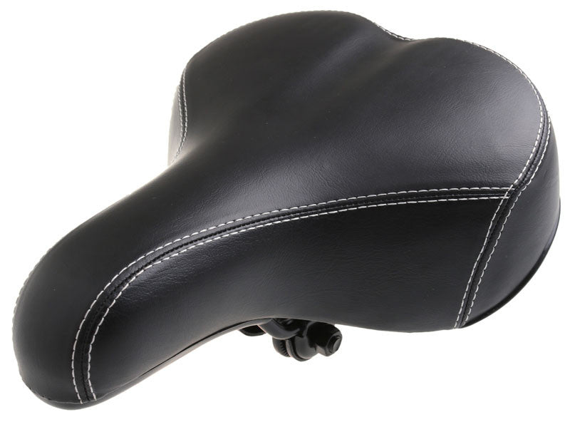 Komfort VELO SATTEL Fahrradsattel Velosattel mit Doppelfeder SCHWARZ