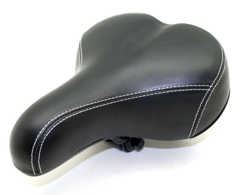 Komfort VELO SATTEL Fahrradsattel Velosattel mit Doppelfeder SCHWARZ