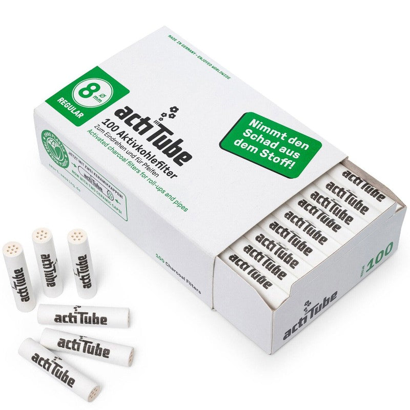 100 Stk. TUNE ActiTube Aktivkohlefilter 8-9mm