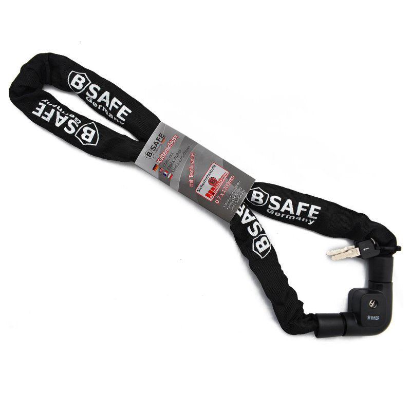 MASSIVES Mofa- Motorrad- Veloschloss KETTENSCHLOSS 7 × 120cm von B-SAFE