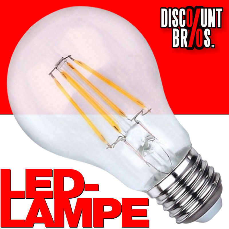 4W LED Leuchtmittel Licht Kugel Filament LED LAMPE Glühbirne Klassisch A60 e27 WARMWEISS dimmbar