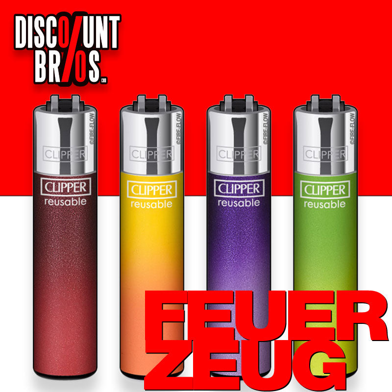 Clipper® Mehrwegfeuerzeug CP11 FEUERZEUG Metallic GRADIENT