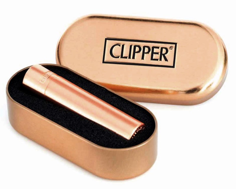 Clipper® METALL FEUERZEUG Mehrwegfeuerzeug ROSE GOLD