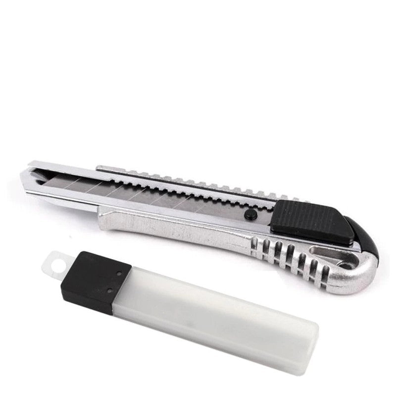 Teppichmesser CUTTERMESSER Alu Druckguss Cutter + 11 Messerklingen