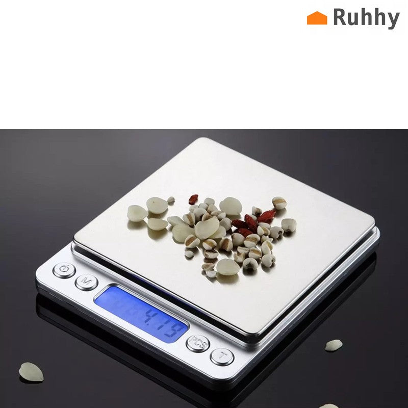 Digitale FEINWAAGE Briefwaage Zählwaage Präzisionswaage Waage bis 500g Präzision 0.01g