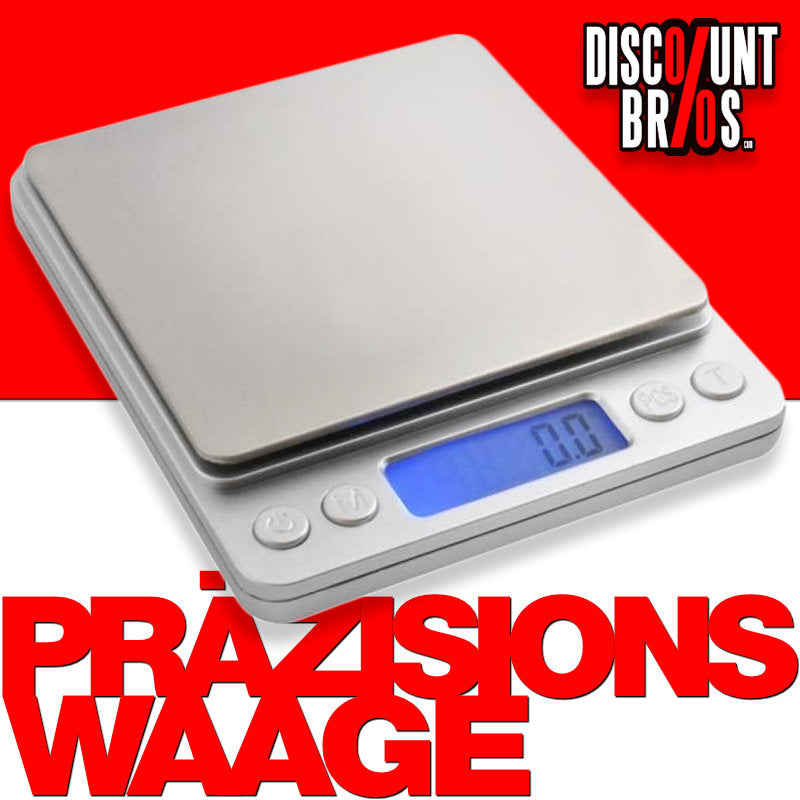 Digitale KÜCHENWAAGE Briefwaage Zählwaage Präzisionswaage Waage bis 2kg