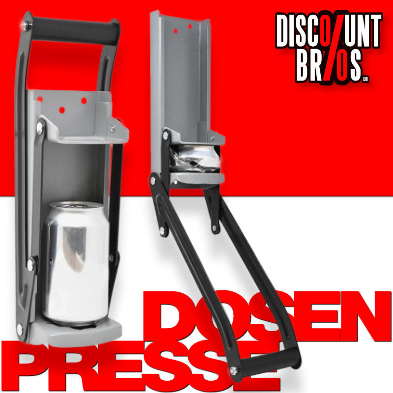 Dosenzerkleinerer XL DOSENPRESSE mit Flaschenöffner für 33cl + 50cl Dosen