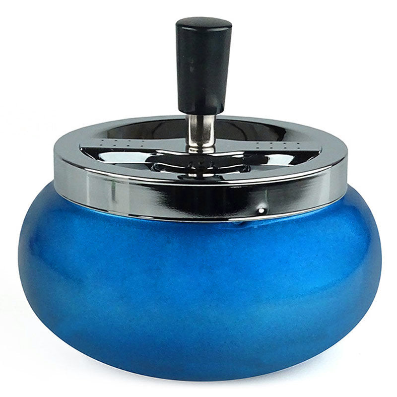 XL DREH-ASCHENBECHER Aschenbecher Drehaschenbecher TABEA BLAU Ø13cm
