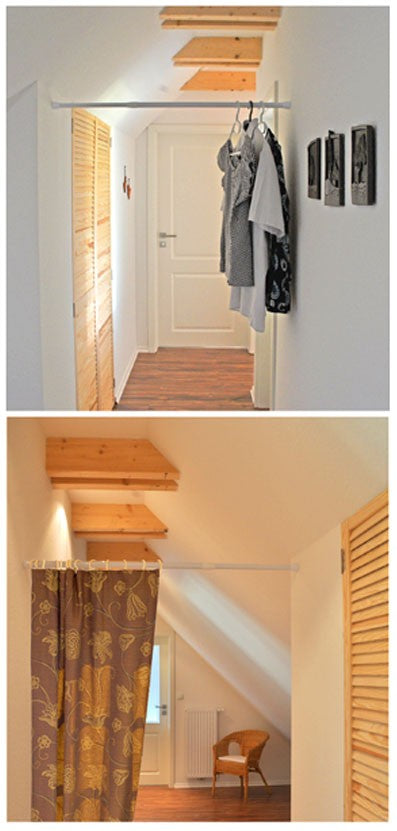 Teleskop Duschvorhangstange DUSCHSTANGE Vorhangstange 70-120cm