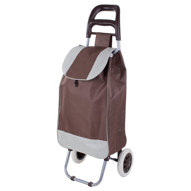 Einkaufstrolley EINKAUFSWAGEN Einkaufsroller Transportroller BRAUN