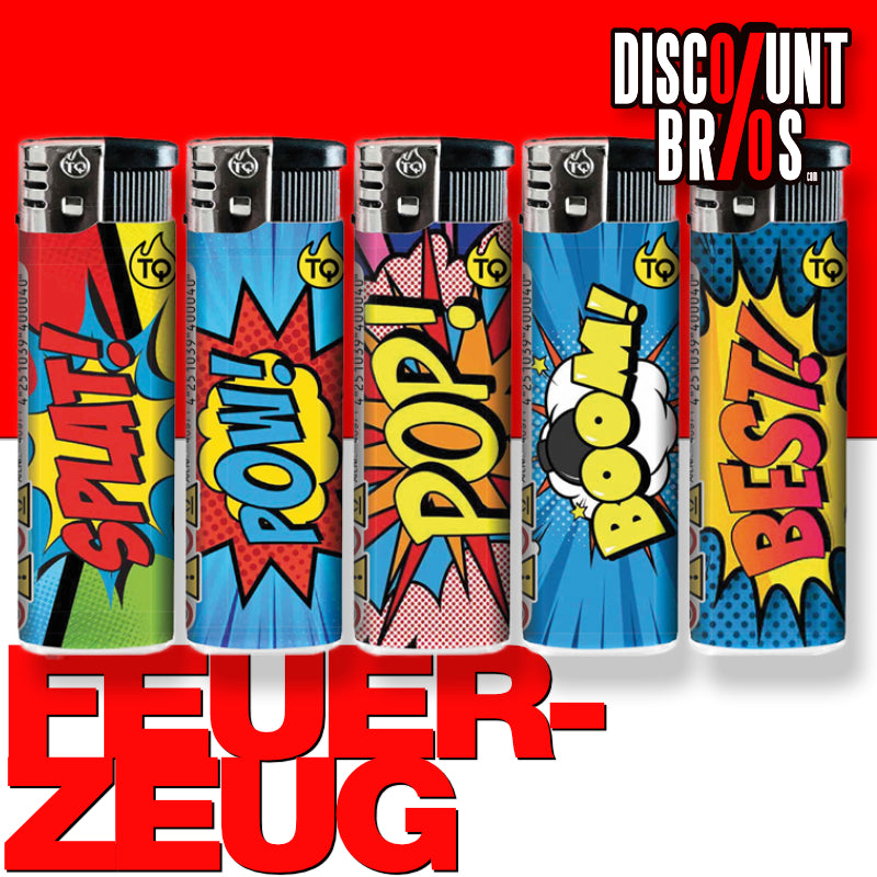 Elektronik FEUERZEUG "Comic 1" nachfüllbar