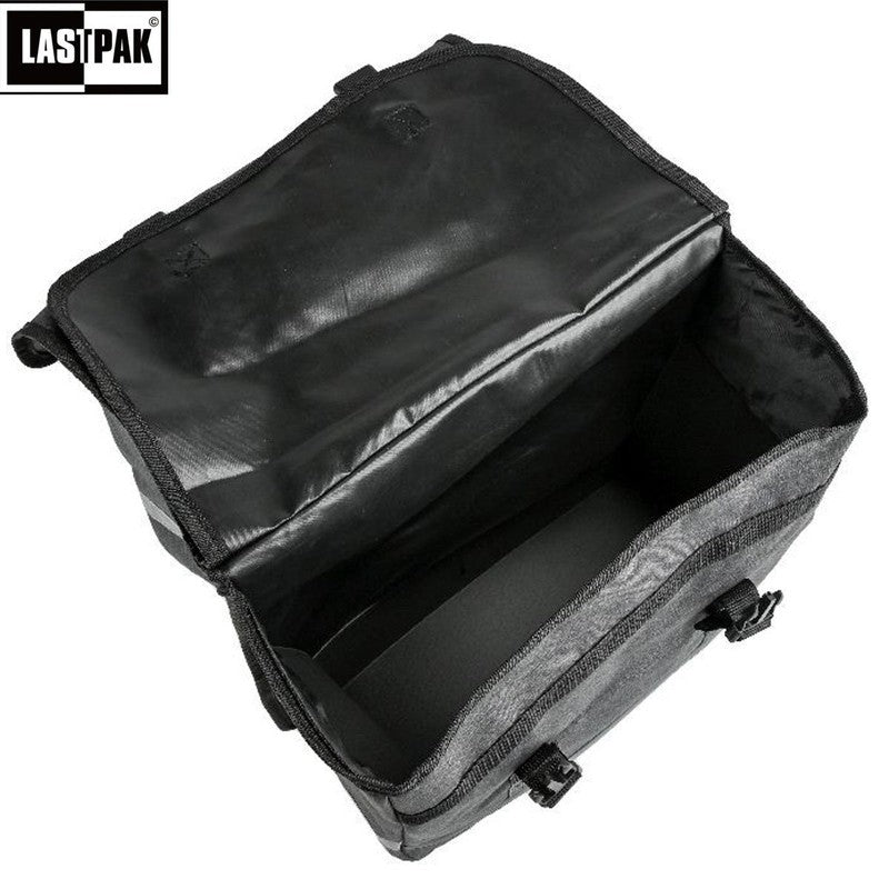 LASTPAK Velo- Fahrrad- DOPPEL- GEPÄCKTASCHEN Canvas Fahrradtasche für Gepäckträger 35l BLAU