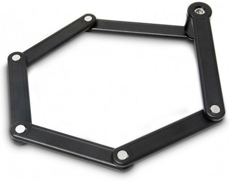 Veloschloss FALTSCHLOSS Fahrradschloss schwarz 85cm