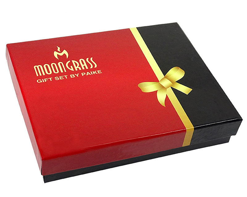 Geschenk-Set FLACHMANN 6-tlg. Chrom KARO 7oz