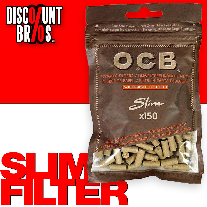 150 Stk. OCB VIRGIN Filter Tips SLIM
