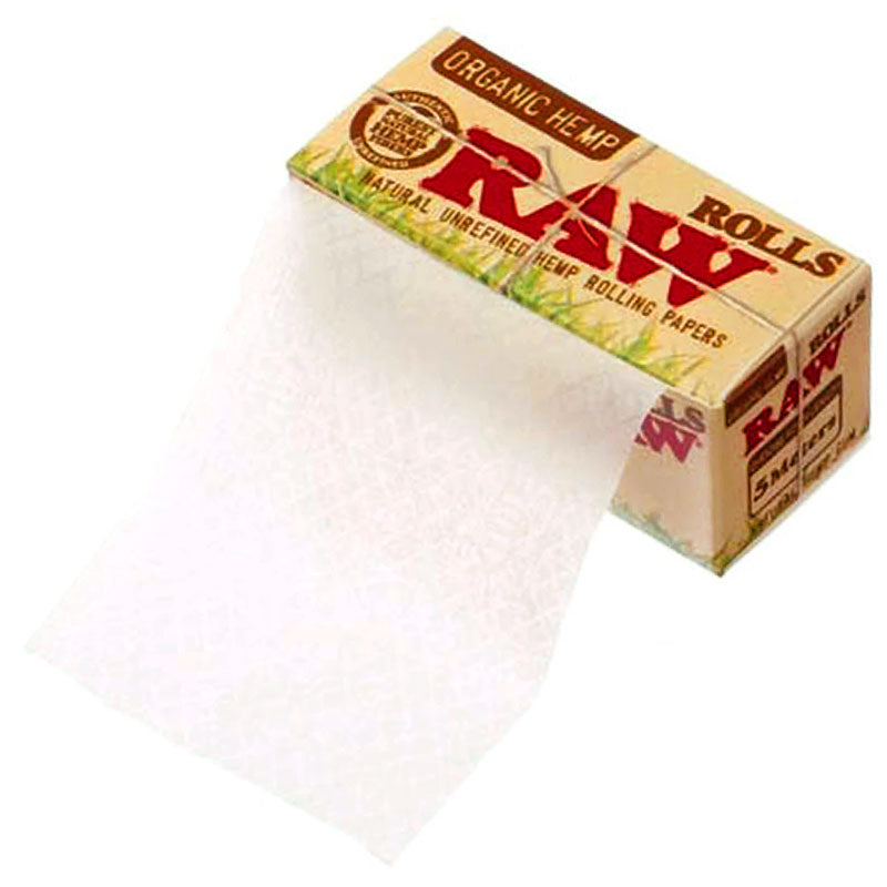 RAW Organic King Size Rolls Papers Rolle 5m Zigarettenpapier 5m×53mm