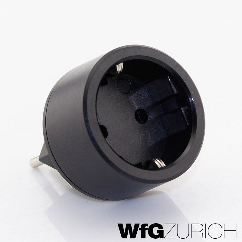 100 Stk. Reiseadapter Übergangs-Stecker SCHUKO (Typ F CEE 7) > Schweiz/CH (T12)