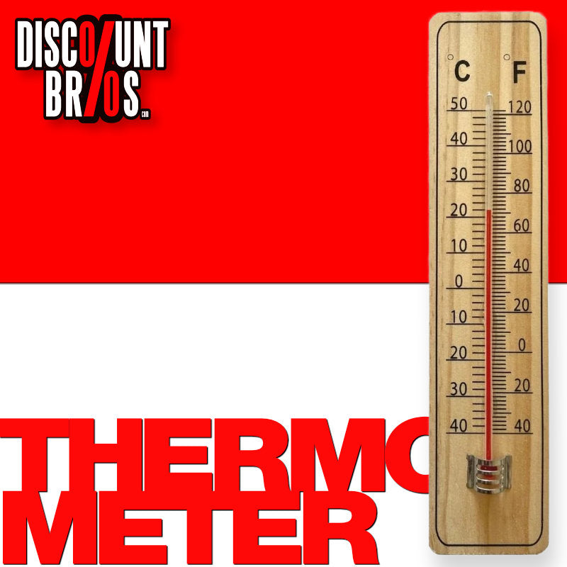 Nostalgie HOLZ THERMOMETER 22cm