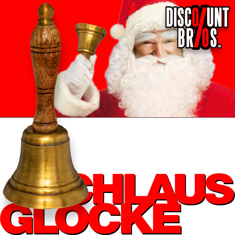Weihnachtsglocke SAMICHLAUSGLOCKE Tischglocke Weihnachtsmann Weihnachtsmannglocke