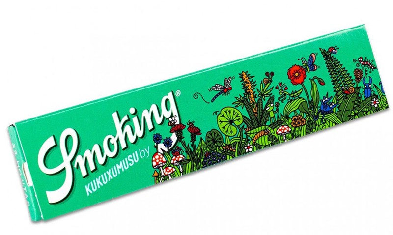 10 × SMOKING kukuxumusu King Size Ultra Fine Papers 33 Blatt Zigarettenpapier 108×44mm