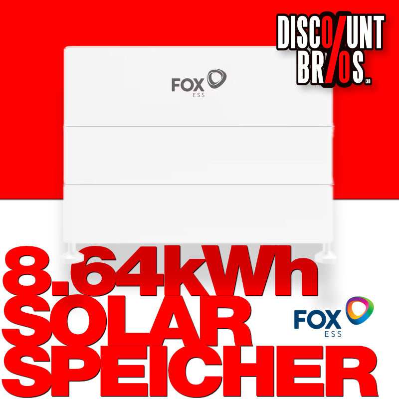 FOX ESS Solar Speichersystem BATTERY ECS2900 8.64kWh (Batteriemodul Master + 2x Slave)