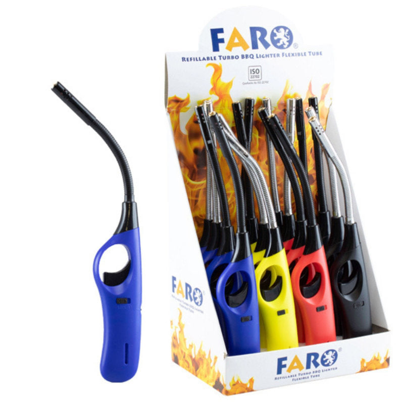 Flexibles Jet Flame Feuerzeug STABFEUERZEUG Classic Turbo von FARO 285mm