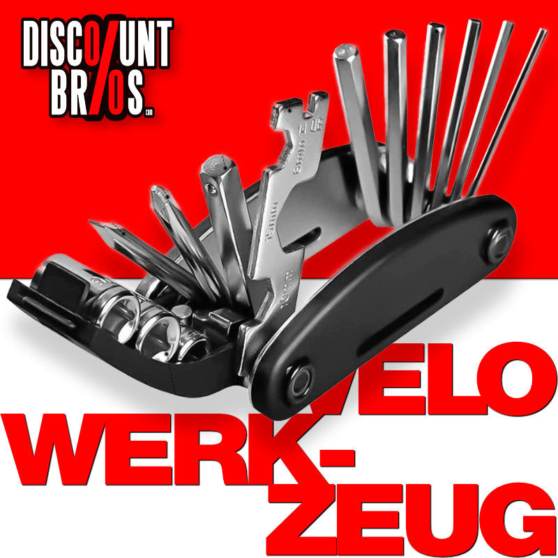 Velo Fahrrad REPARATUR-SET Werkzeug 16-teilig
